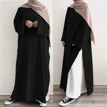 Határokon átnyúló női közel-keleti dubai kétrészes öltöny, fehér belső ruha, divatos hétköznapi K102