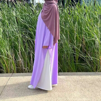 Határokon átnyúló női közel-keleti dubai kétrészes öltöny, fehér belső ruha, divatos hétköznapi K102