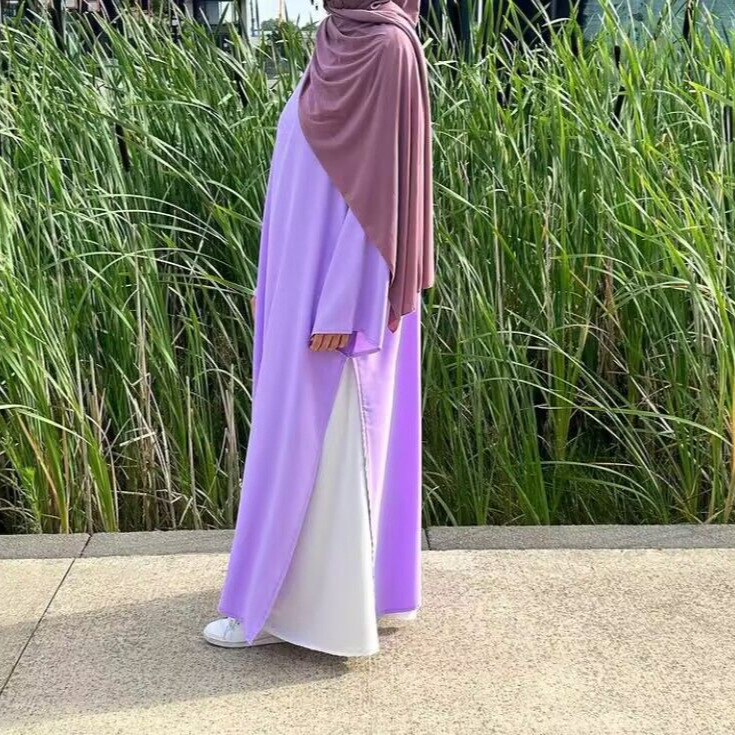 Határokon átnyúló női közel-keleti dubai kétrészes öltöny, fehér belső ruha, divatos hétköznapi K102