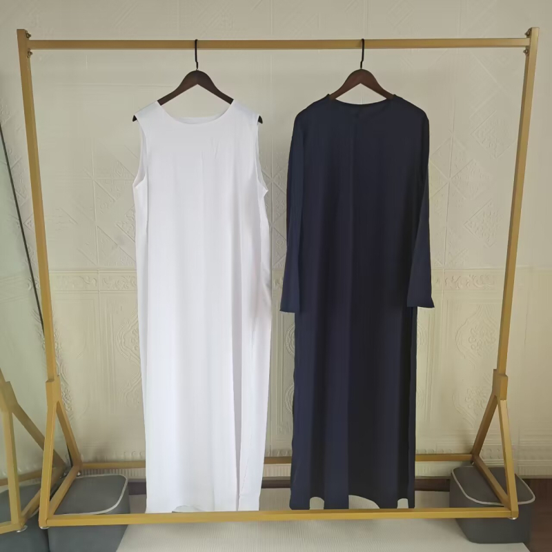 Határokon átnyúló női közel-keleti dubai kétrészes öltöny, fehér belső ruha, divatos hétköznapi K102