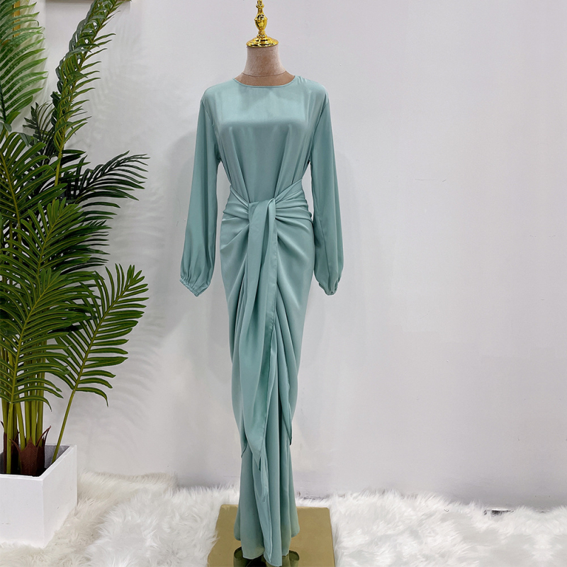 2023Loriya Aliexpress Ebay Euroopa ja Ameerika Dubai Türgi hommikumantli pehme kaheosaline kleit Lr590