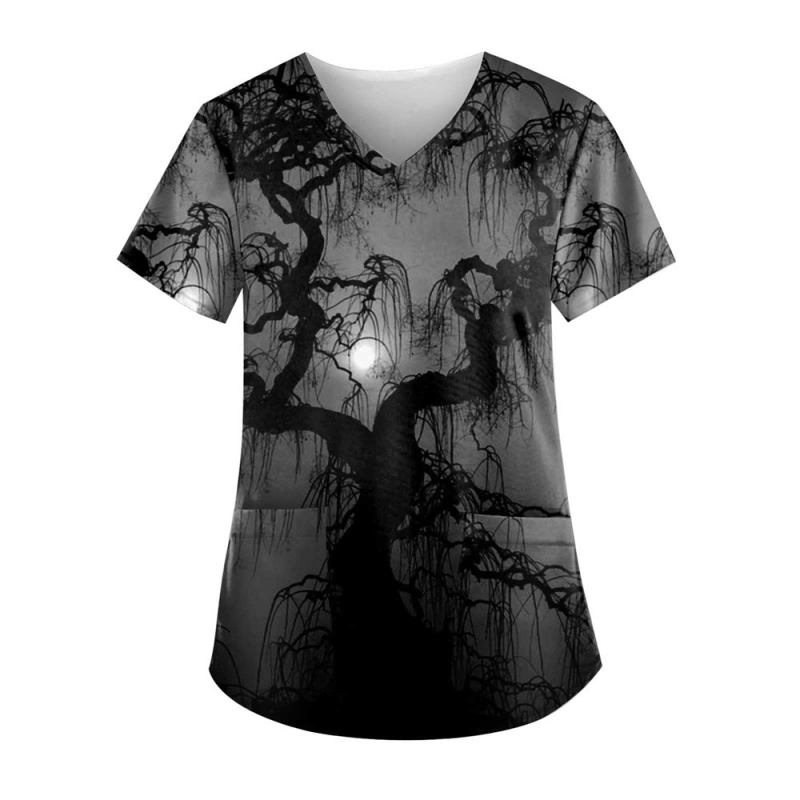 2025. aasta piiriülese väliskaubanduse halloweeni trükiseeria 3DV kraega õendusriided temu kuum müük