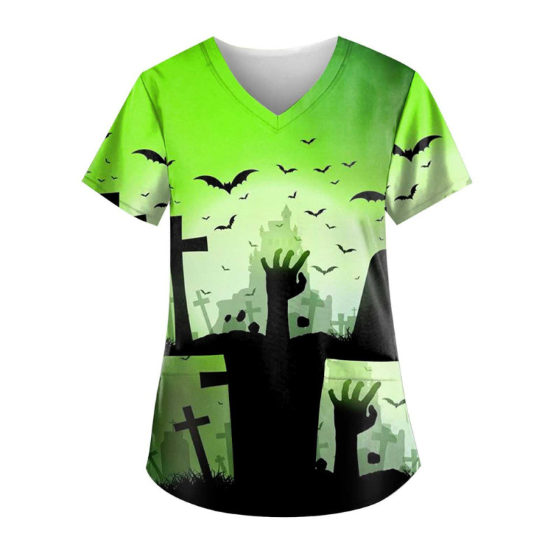 2025. aasta piiriülese väliskaubanduse halloweeni trükiseeria 3DV kraega õendusriided temu kuum müük