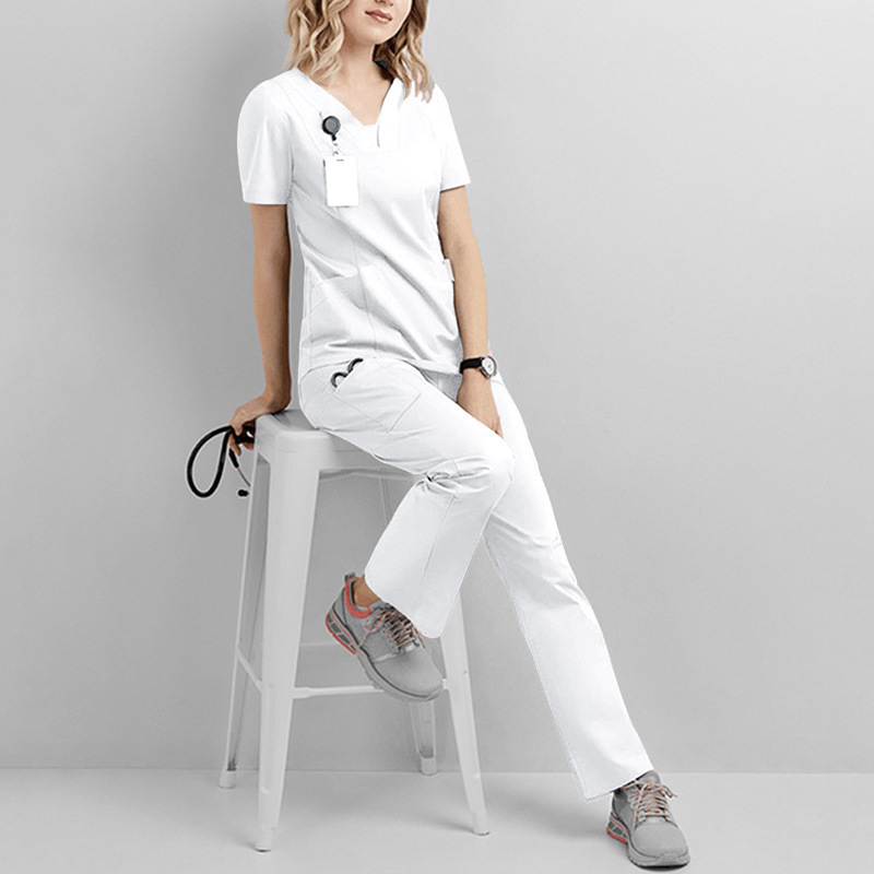 Piiriülesed kätepesuriided Lühikeste varrukatega püksid Õdede riided, elastsed, kiiresti kuivavad, isoleerivad riided Kirurgilised riided Stomatoloogia tööriided