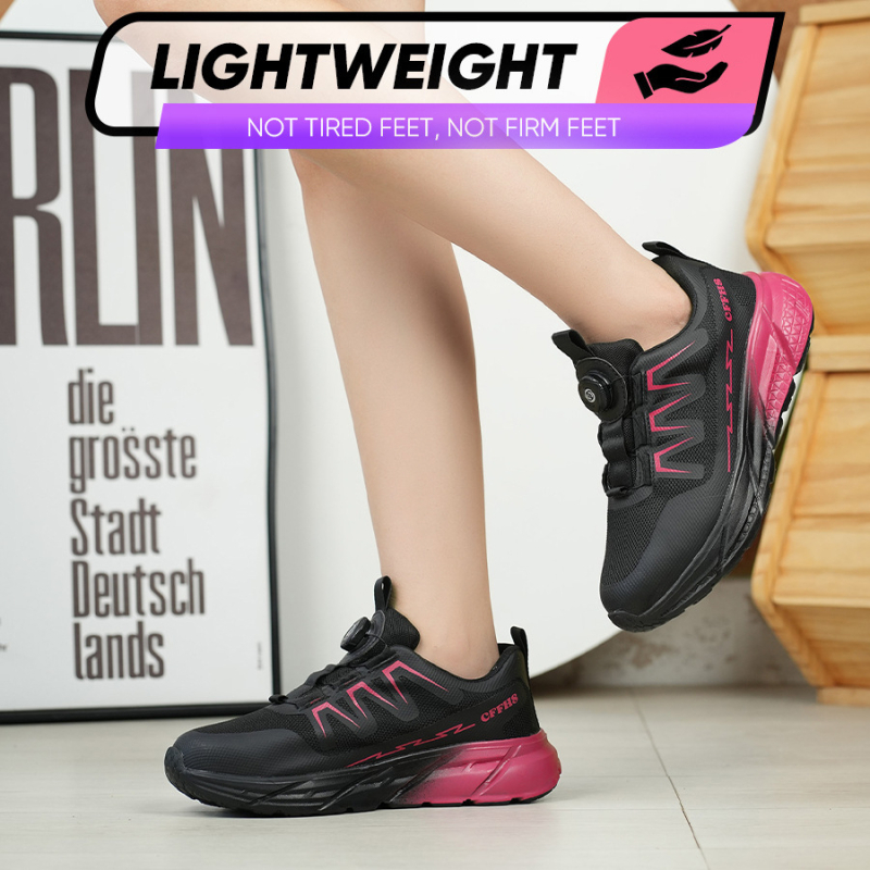 Naujo stiliaus apsauginiai batai moterims, atsparūs pradūrimui, plieniniais pirštais, apsauginiai batai, skraidantys austi, lengvi, neslystantys apsauginiai darbo batai