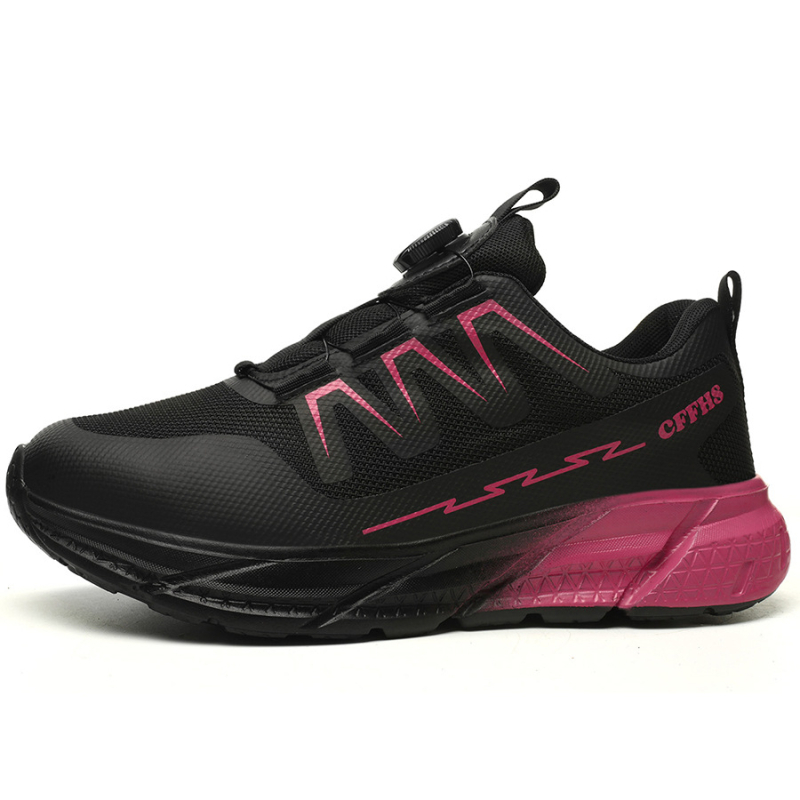 Naujo stiliaus apsauginiai batai moterims, atsparūs pradūrimui, plieniniais pirštais, apsauginiai batai, skraidantys austi, lengvi, neslystantys apsauginiai darbo batai