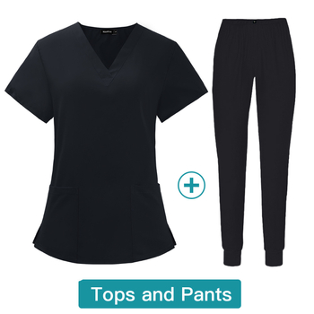 Elastne kiiresti kuivav õe komplekt suuõõne hambaarstile lemmikloomahaigla ilusalong suvine õhuke kätepesuriiete tööriiete komplekt