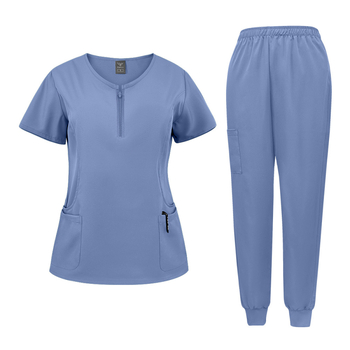 Naiste ilusalongi tööriided operatsioonisaal kätepesu riiete pesemine lühikeste varrukatega arst elastne koorimisülikond väliskaubandus