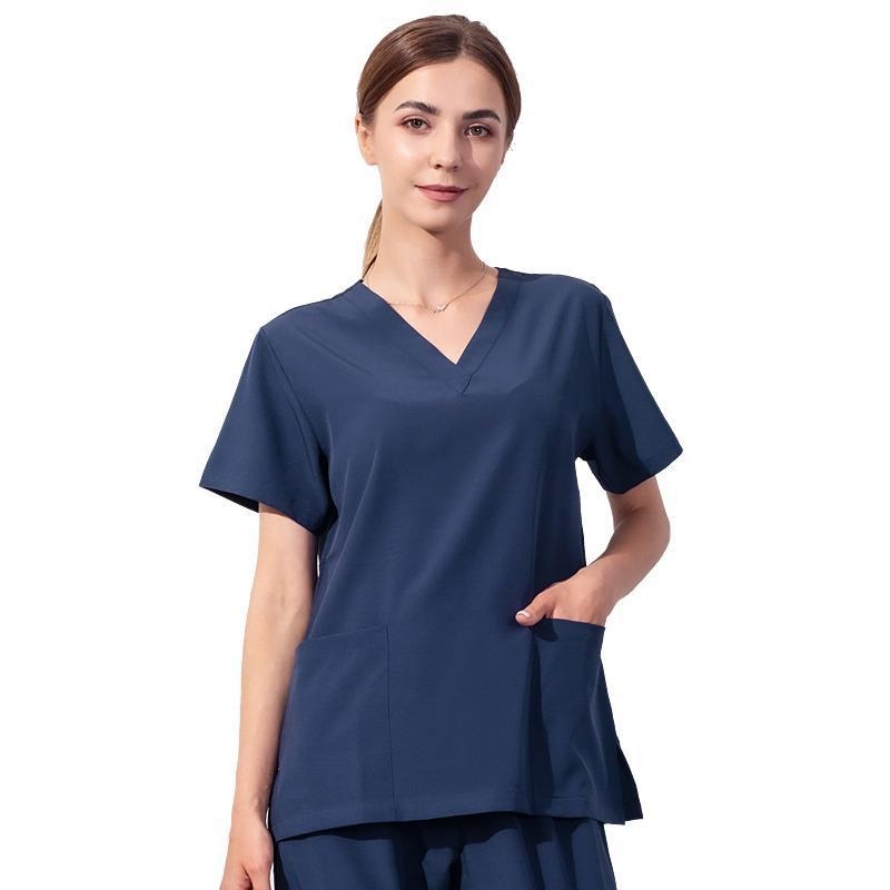 Meditsiiniline ilu Käsipesuriided Naiste operatsioonitoa riided Kirurgilised riided Harja kätepesuriided Lühikeste varrukatega ülikond Hambaravi Hambaarst Tööriided