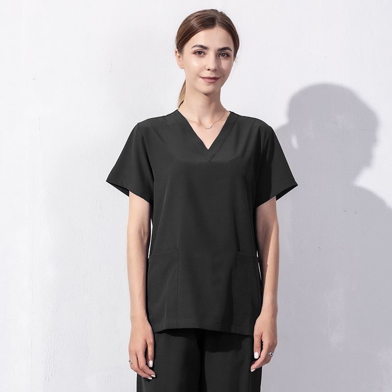 Meditsiiniline ilu Käsipesuriided Naiste operatsioonitoa riided Kirurgilised riided Harja kätepesuriided Lühikeste varrukatega ülikond Hambaravi Hambaarst Tööriided