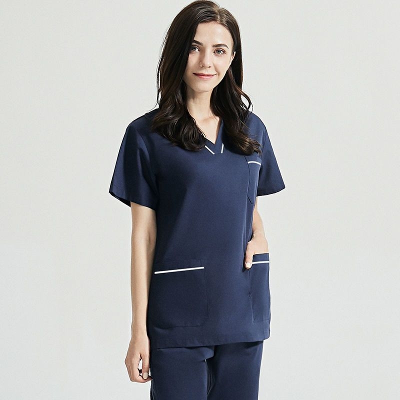 Meditsiiniline ilu Käsipesuriided Naiste operatsioonitoa riided Kirurgilised riided Harja kätepesuriided Lühikeste varrukatega ülikond Hambaravi Hambaarst Tööriided