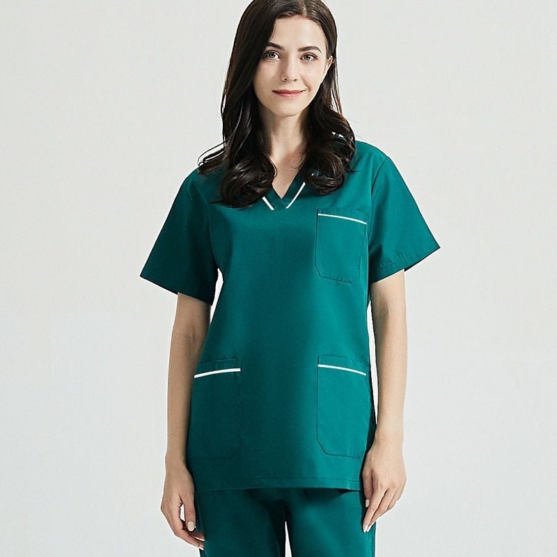 Meditsiiniline ilu Käsipesuriided Naiste operatsioonitoa riided Kirurgilised riided Harja kätepesuriided Lühikeste varrukatega ülikond Hambaravi Hambaarst Tööriided