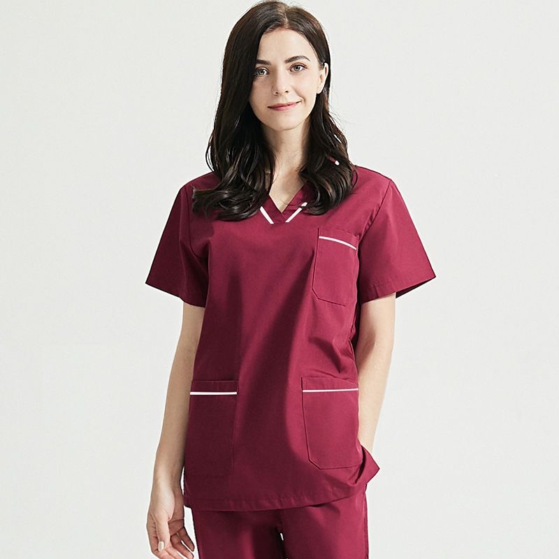 Meditsiiniline ilu Käsipesuriided Naiste operatsioonitoa riided Kirurgilised riided Harja kätepesuriided Lühikeste varrukatega ülikond Hambaravi Hambaarst Tööriided