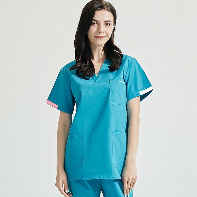 Meditsiiniline ilu Käsipesuriided Naiste operatsioonitoa riided Kirurgilised riided Harja kätepesuriided Lühikeste varrukatega ülikond Hambaravi Hambaarst Tööriided