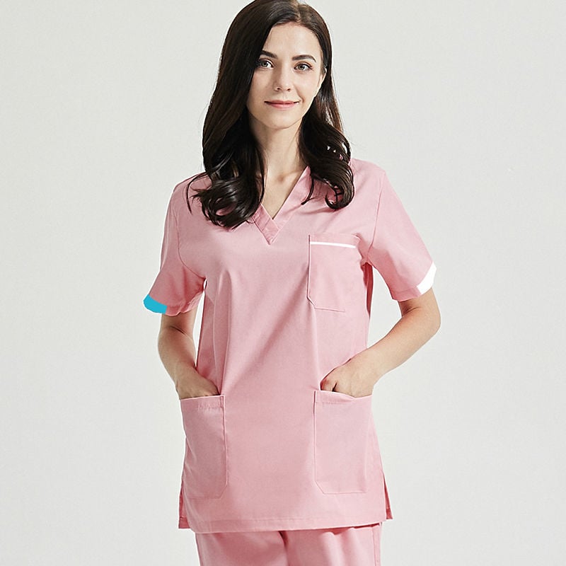 Meditsiiniline ilu Käsipesuriided Naiste operatsioonitoa riided Kirurgilised riided Harja kätepesuriided Lühikeste varrukatega ülikond Hambaravi Hambaarst Tööriided