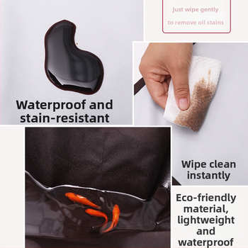 Lihtne põll, veekindel ja õlikindel vest köögiks, majapidamiseks, toiduvalmistamiseks ja toitlustuseks, naiste vest, tööriiete logo trükkimine