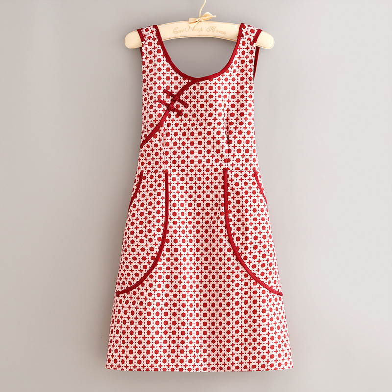 Lihtne põll, veekindel ja õlikindel vest köögiks, majapidamiseks, toiduvalmistamiseks ja toitlustuseks, naiste vest, tööriiete logo trükkimine