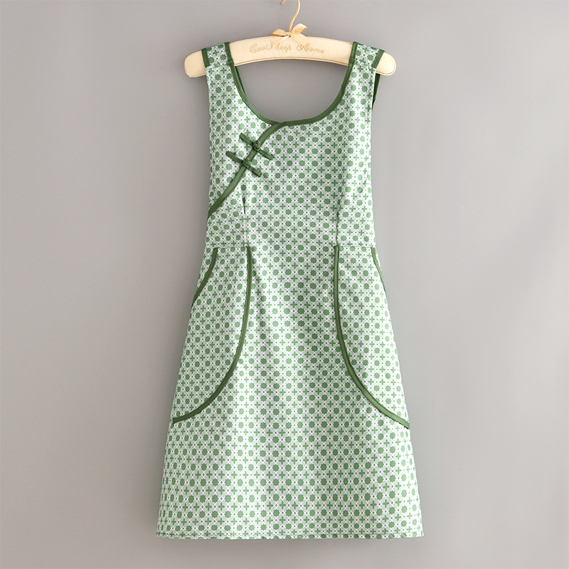 Lihtne põll, veekindel ja õlikindel vest köögiks, majapidamiseks, toiduvalmistamiseks ja toitlustuseks, naiste vest, tööriiete logo trükkimine