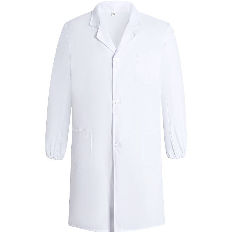 Valge kittel laborikittel keemiakaitseriietus üliõpilastele laborimeditsiini üliõpilastele keemialabori tööriided meestele ja naistele