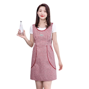 Liemenė, liemenės stiliaus, nauja prijuostė, vandeniui ir aliejui atspari virtuvė, darbo drabužiai, maitinimo paslaugos moterims, korėjietiško stiliaus, gražus juosmuo.