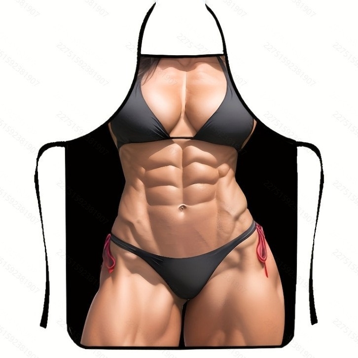 Tarpvalstybinė karšto pardavimo juokinga kūrybinga asmenybės prijuostė, vandeniui atspari, apsauganti nuo užsiteršimo, namų apyvokos reikmenų, vertinga juokinga prijuostė, kepsninės formos prijuostė