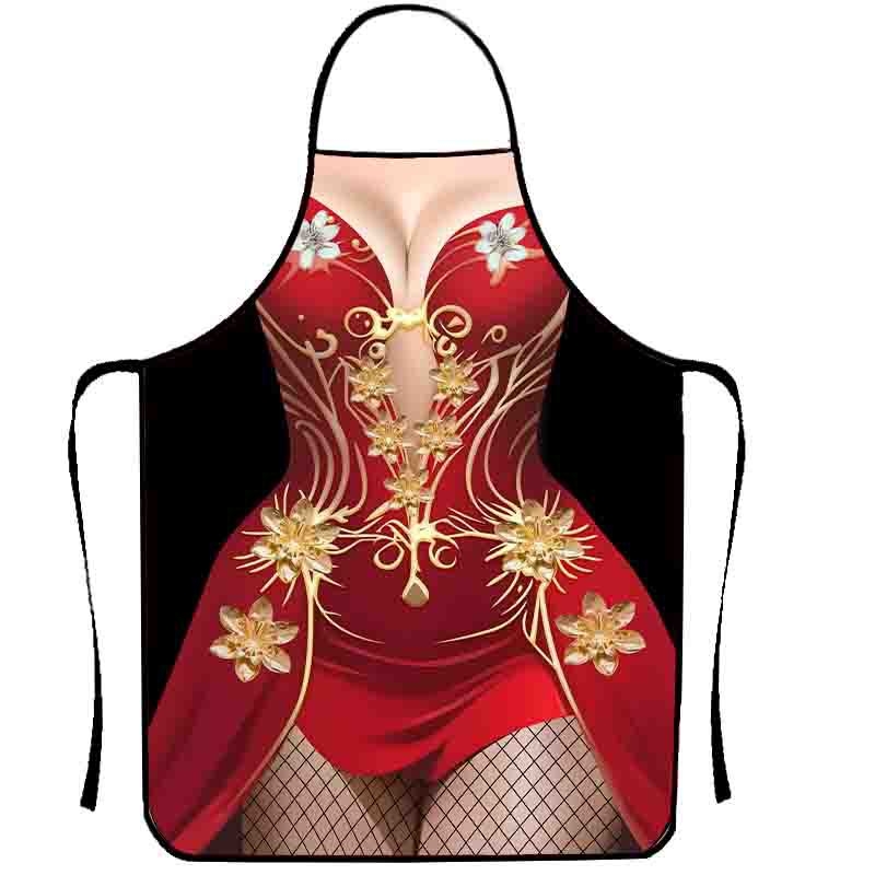 Tarpvalstybinė karšto pardavimo juokinga kūrybinga asmenybės prijuostė, vandeniui atspari, apsauganti nuo užsiteršimo, namų apyvokos reikmenų, vertinga juokinga prijuostė, kepsninės formos prijuostė