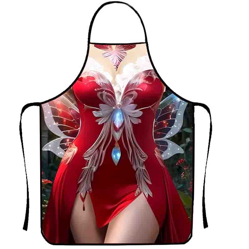 Tarpvalstybinė karšto pardavimo juokinga kūrybinga asmenybės prijuostė, vandeniui atspari, apsauganti nuo užsiteršimo, namų apyvokos reikmenų, vertinga juokinga prijuostė, kepsninės formos prijuostė