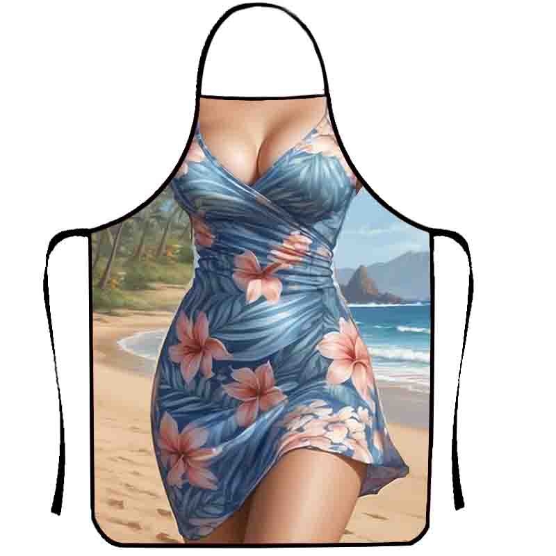 Tarpvalstybinė karšto pardavimo juokinga kūrybinga asmenybės prijuostė, vandeniui atspari, apsauganti nuo užsiteršimo, namų apyvokos reikmenų, vertinga juokinga prijuostė, kepsninės formos prijuostė