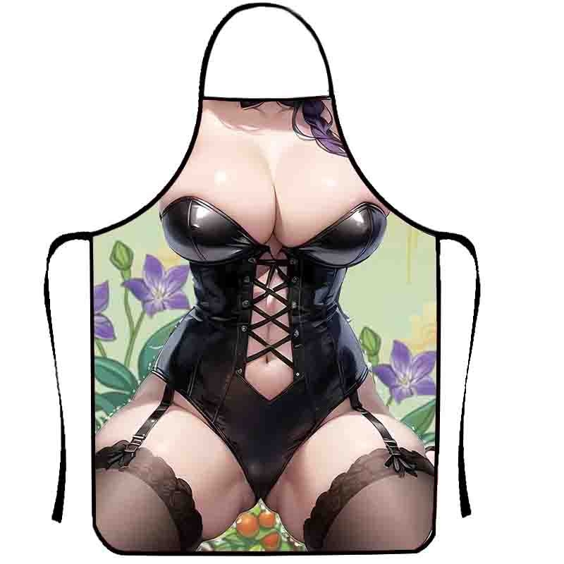 Tarpvalstybinė karšto pardavimo juokinga kūrybinga asmenybės prijuostė, vandeniui atspari, apsauganti nuo užsiteršimo, namų apyvokos reikmenų, vertinga juokinga prijuostė, kepsninės formos prijuostė