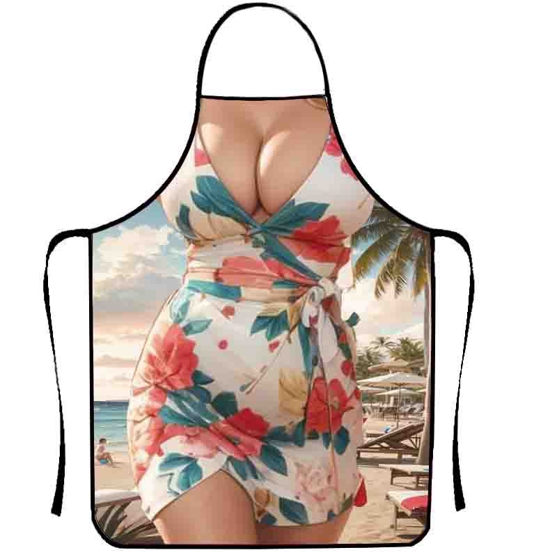 Tarpvalstybinė karšto pardavimo juokinga kūrybinga asmenybės prijuostė, vandeniui atspari, apsauganti nuo užsiteršimo, namų apyvokos reikmenų, vertinga juokinga prijuostė, kepsninės formos prijuostė