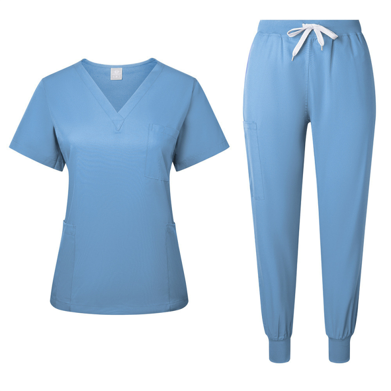 Dr. Xia tööriietus, ilusalong, lemmikloomade haigla, hambaravi, operatsioonituba, koorimisülikond, kaheosaline tööriiete komplekt