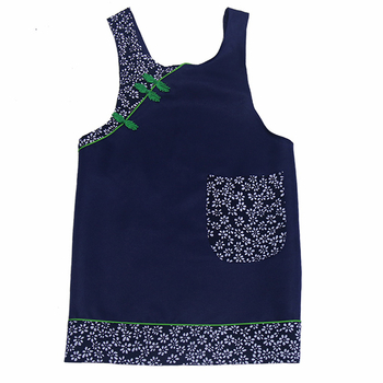 C25Z Ποδιά ρετρό έθνικ στυλ για γυναίκες, ειδική κουζίνα, τραπεζαρία, βορειοανατολικά, φλοράλ print, ποδιά μέσης εστιατορίου