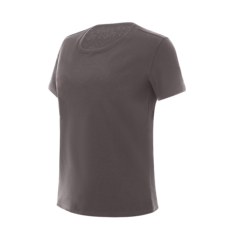 Μπλούζα Pima από βαμβάκι για άνδρες, Καλοκαίρι 2023, Κοντό μανίκι, στενή εφαρμογή, στρογγυλή λαιμόκοψη, λευκό βαμβακερό μπλουζάκι, ανδρικό casual, ευέλικτο, απομακρύνει την υγρασία