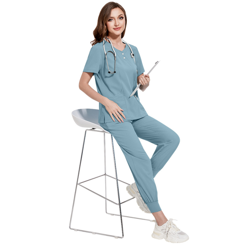 Piiriülene surrogaatstomatoloogia kirurgiline riidekostüüm õhukesed kätepesuriided kiiresti kuivavad harjad kätepesuriided õe meditsiiniline vormiriietus