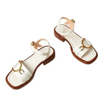 Σανδάλια εξωτερικού εμπορίου με χοντρή σόλα, γυναικεία νεράιδα, άνοιξη, νέοι φοιτητές, Joker, χοντρή φτέρνα με επίπεδη φτέρνα, γυναικεία σανδάλια χονδρικής