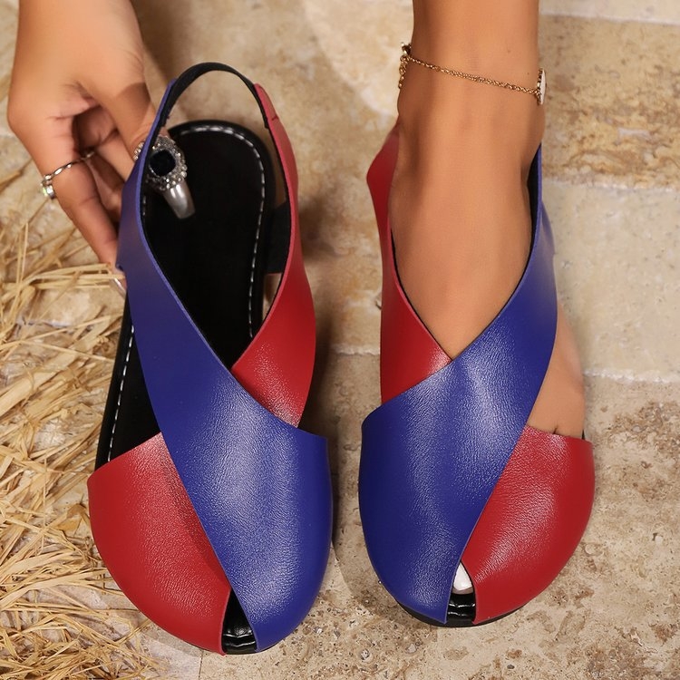 Sandale damă 2025 vară talpă groasă ținută nouă modă retro cu un singur strat pantofi casual sandale mari Cong