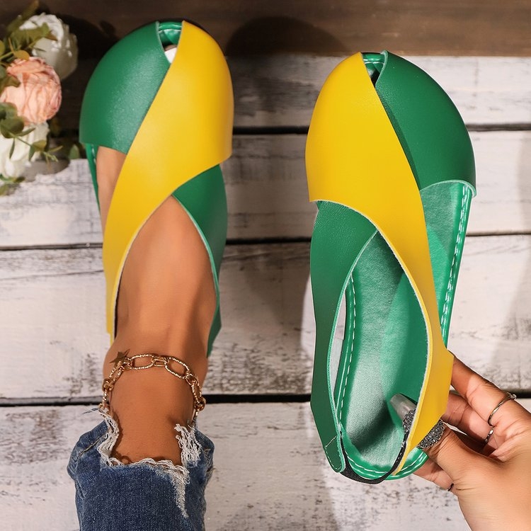 Sandale damă 2025 vară talpă groasă ținută nouă modă retro cu un singur strat pantofi casual sandale mari Cong