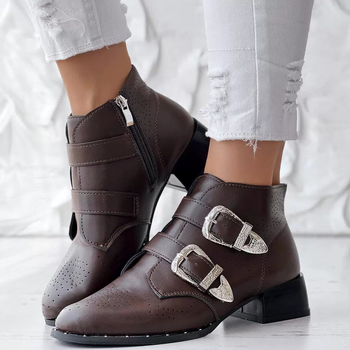 2024 Horúci štýl nezávislých staníc Európske a americké cezhraničné Amazon Aliexpress Laser Burnt Gomb Zips Nahé čižmy