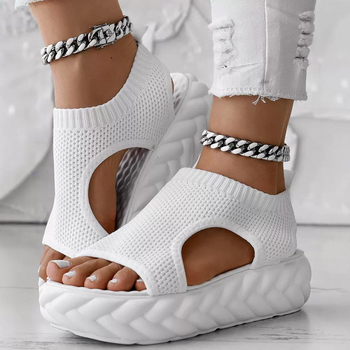 2024 Spot Amazon Νέα Ευρωπαϊκή και Αμερικανική Μόδα Πλεκτά Αθλητικά Παπούτσια με Στριφτό