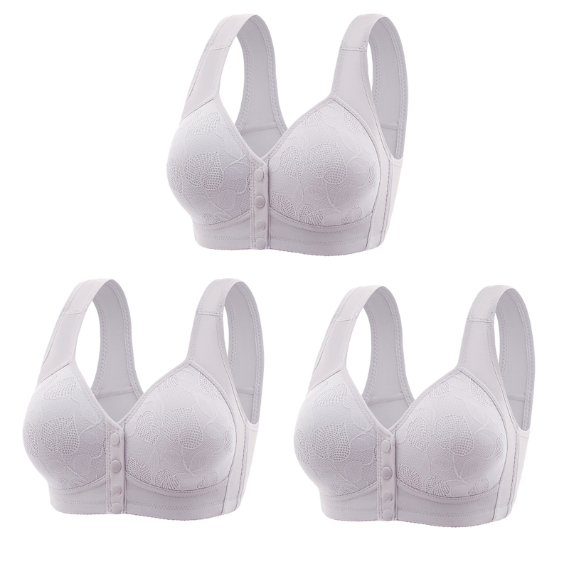 3-osaline õhuke pluss-suuruses eesmise pandlaga rinnahoidja, traadita vest, iluvest seljaga, reguleeritav suure korviga naiste aluspesu hulgimüük