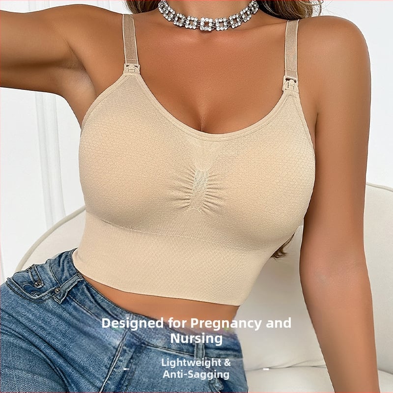 Sutien de alăptare pentru femei însărcinate, fără inel de oțel, cu deschidere frontală, plus size, subțire, fără sudură, postpartum, lenjerie intimă