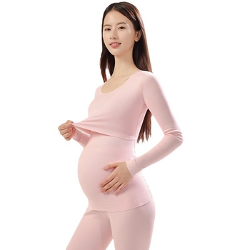 7A Αντιβακτηριδιακό Θερμικό Εσώρουχο για Έγκυες Γυναικές Ζεστά Βελούδινα Ρούχα και Παντελόνια Φθινοπώρου Ρούχα για το Σπίτι Ρούχα για μεγάλα μεγέθη Ρούχα για μετά τον τοκετό και τη γαλουχία