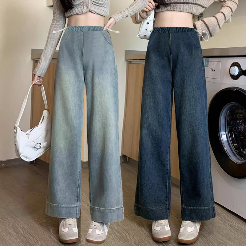 Nėščiosioms raišteliais surišamos nėščiųjų kelnės su kišenėmis džinsinės kelnės raišteliais viršutiniai drabužiai džinsai nėščiosioms kelnės kelnės madinga mama