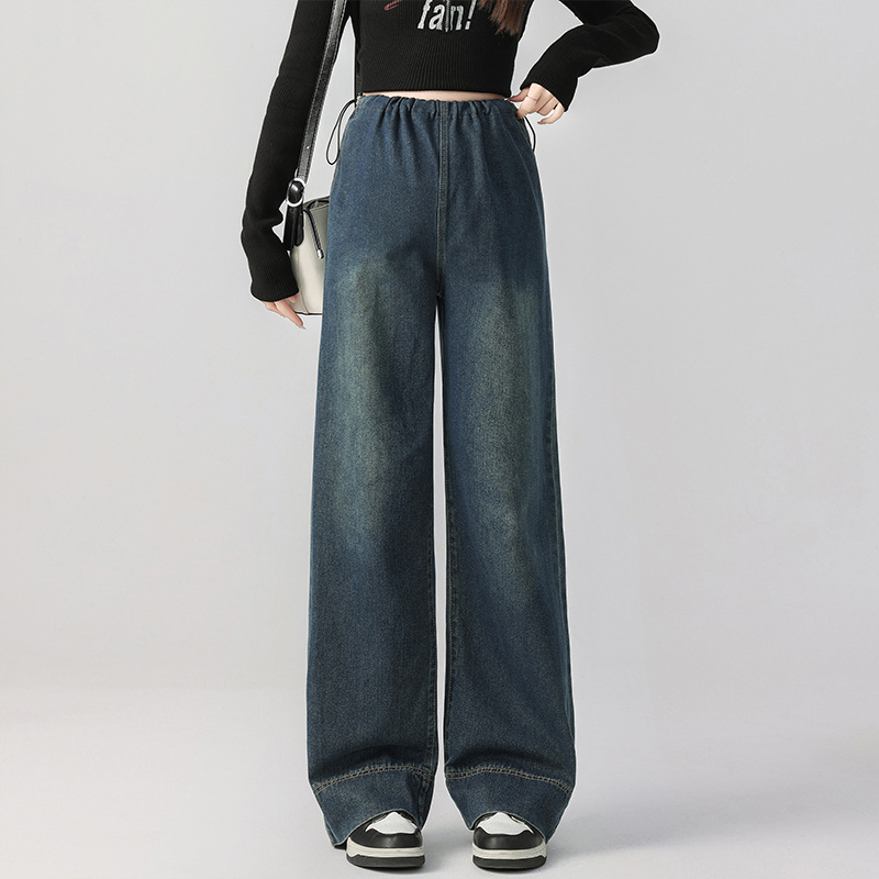 Nėščiosioms raišteliais surišamos nėščiųjų kelnės su kišenėmis džinsinės kelnės raišteliais viršutiniai drabužiai džinsai nėščiosioms kelnės kelnės madinga mama