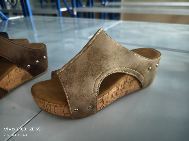 Sandale cu platformă și gură de pește pentru femei, mărime plus, cu platformă, cu vânt retro, transfrontaliere, Amazon