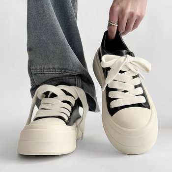 Μινιμαλιστικά αθλητικά παπούτσια Big Toe για άνδρες και γυναίκες, μοντέρνα, γνήσια δερμάτινα παπούτσια πλατφόρμας Boosting Bread, παπούτσια για ζευγάρια, casual, για καθημερινές μετακινήσεις, ντέρμπι