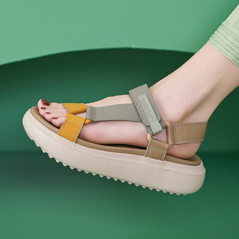 1138-5 Νέα 2025 Md Light Σανδάλια Casual Sports Plaid με Χοντρή Σόλα Velcro, Γυναικεία Παπούτσια Μεγάλου Μεγέθους