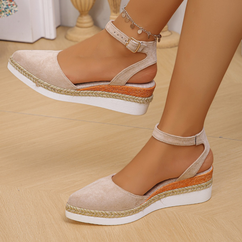 2024. Nove ženske cipele Puffin sa špicastim vrhom, tanke pete, debelim potplatom, Baotou plitkim ustima, jednoslojne cipele s ležernim sandalama