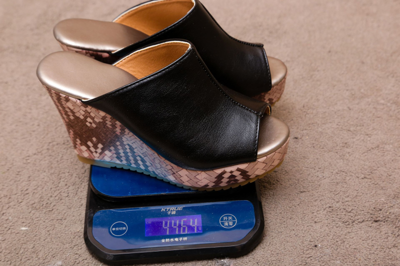 Γυναικεία σανδάλια με ψηλοτάκουνα πέδιλα Fish Mouth, καλοκαιρινά, νέα πλατφόρμα νερού, μικρά, plus size, με εξωτερική φτέρνα και σφήνα