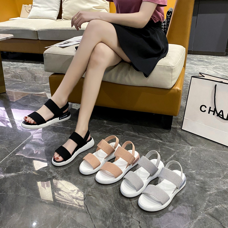 Sandale sport pentru femei, vara 2021, stil zână, casual, elegante, la modă, plate, pentru plajă, pantofi romani
